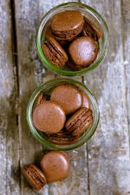 Schokoladen Macarons Mit Schoko Orangen Creme Post Aus Meiner Kuche 4 4 Kuechenchaotin Orange Creme Macarons Schoko