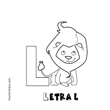 Letra L Para Colorear
