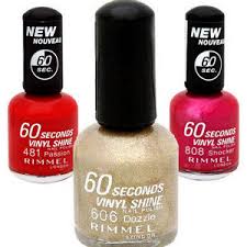 Rimmel London 60 Seconds Nail Polish All Shades Reviews