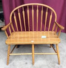 Many styles are available in oak, cherry, quartersawn oak other benches are available in both our bedroom and dining room sections. High Quality Amish Style Oak Two Seat Bench Chesapeake Marketplace