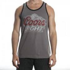 Coors Light Men S Grey Tank Top By Bioworld Athletic Tank Tops Gym Tank Tops Tank Tops