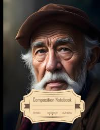 Amazon.com: Composition Notebook College Ruled: Mature Grandfather with  Hyper Realistic 8K Full Image, Size 8.5x11 Inches, 120 Pages: Cooke,  Autumn: Books