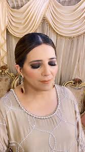 HEAVY PARTY MAKEUP, Smokey eyes with glossy nude lips🤍