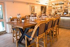 Loft kitchen with communal table. Our Large Central Table In Our Bar Area Great For Communal Dining Or Large Groups Picture Of Village Pantry Bermuda Tripadvisor