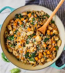 Tasty Recipe For One Pan Italian Sausage Butternut Squash Gnocchi Trader Joes Recipes Dinner Sweet Potato Gnocchi Recipes