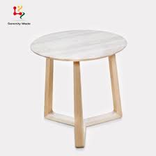 Vintage white and aged natural pine color. China Hot Selling Customized Furniture Side Table White Wash Sofa Side Round Table For Living Room China Side Table Coffee End Table
