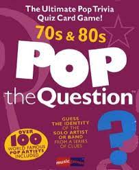 Pixie dust, magic mirrors, and genies are all considered forms of cheating and will disqualify your score on this test! Pop The Question 70s 80s The Ultimate Pop Trivia Quiz Game 70s And 80s The Game Series Music Sales Amazon Es Libros