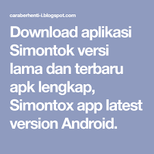 Aplikasi si montok v2 untuk android termasuk dalam kategori entertainment di google play store. Aplikasi Simontox Apk Download Latest Version Lama Versi Lama Edukasi News