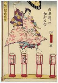 File:Utagawa Kunisada II - Acrobat Hayatake Torakichi from Osaka,  Performing at Nishi Ryôgoku.jpg - Wikimedia Commons