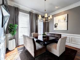 Transitional Dining Room Transitional Dining Room Dining Room Chair Rail Grey Dining Room