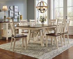 Chairs are easy to clean in a grey leatherette upholstery. Laurel Manor 5 Pc Dining Set Badcock More Dining Room Furniture Collections Dining Furniture Makeover Contemporary Dining Furniture