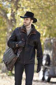 Jack Frost Leather Coat With Shearling Lining 25421 Crushable Wool Outback Hat 67642 Hopper Canvas Messenger Bag Wit Outback Hat Deerskin Gloves Cowboy Hats