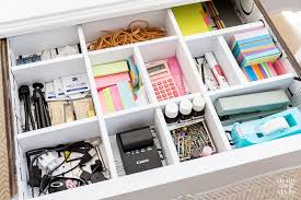 How To Make Wood Desk Drawer Dividers Office Drawer Organization Office Cubicle Organization Desk Drawer Organisation