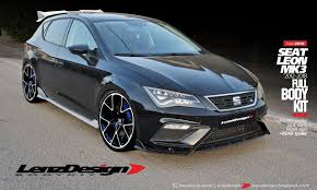 Seat Leon Mk3 5f Lenzdesign Bodykit Spoilers 2012 2013 2014 2015 2016 2017 2018 2019 Seat Leon Automotive Shops Seating