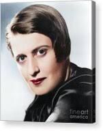 Ayn Rand, Novelist And Philosopher Art Print by Science Source