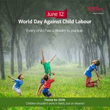 To combat child labor around the world the international labour organization (ilo) initiated the world day against child labor in 2002. Children Shouldn T Work In Fields Air India Express Facebook