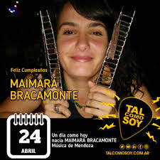 EfeméridesMusicales 24 de Abril Un día como hoy nacía MAIMARÁ BRACAMONTE  Música de Mendoza Feliz Cumpleaños Maimará! @maimarabracamonte  #músicasmendocinas #músicasdeMendoza