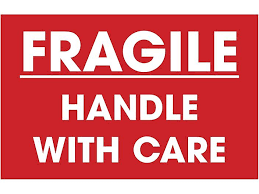 Free fragile labels to print. Fragile Handle With Care Label 3 X 5 S 3514 Care Label Handle Labels