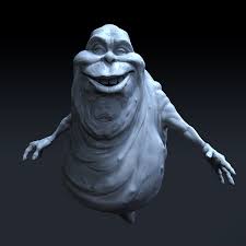 Ghostbusters Slimer High Polygon 3d Model Ghostbusters 3d Model Character Slimer