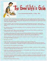 The employer wanted a daily for doing casual jobs. Printable Retro Housewife Themed Bridal Shower Display Print A Good Wife S Guide 8x10 The Good Wife S Guide Retro Housewife Good Wife