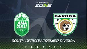 Away, 4, 2, 0, 2, 3, : 2020 21 South African Premier Division Amazulu Vs Baroka Preview Prediction The Stats Zone