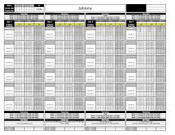 For excel, word and google sheets. Platinum Strength Conditioning Excel Template Excel Training Designs