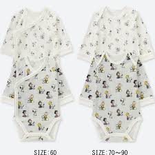 Babies Newborn Peanuts Crew Neck Bodysuit 2 Pack