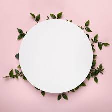 White Circle Mock Up On Leaves In 2020 Abstract Backgrounds Circle Frames Neon Wallpaper