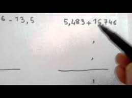 جمع طرح وضرب الاعداد العشرية شروحات Youtube Math Math Equations