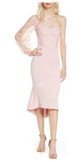 Chi Chi London Krissie One Shoulder High Low Cocktail Dress In 2020 High Low Cocktail Dress Mesh Cocktail Dress Cocktail Dresses Online