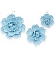 Clean glass flowers white ceramic light switch plates with mild soap and warm water. Handmade Ceramic Flower Wall Decor Porcelain Wall Flowers 3 Pack Of Set
