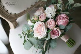 Pink peony & rose bouquet. Peorchid Romantic Eucalyptus Rose Bride Flower Bouquet Artificial Europe Style Dusty Pink Wedding Bouquets Buque De Noiva Wedding Bouquets Aliexpress