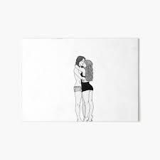 Your girls kissing stock images are ready. Girls Kissing Art Board Prints Redbubble