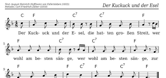 Der Kuckuck Und Der Esel Kinderlied Babyduda Liederbuch Kinder Lied Kinderlieder Lied