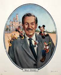 Cigarettes killed disney walt disney was a chain smoker. Walt Disney S 100th Birthday Cast Member Exclusive Lithograph Id Septdisneyana20040 Van Eaton Galleries