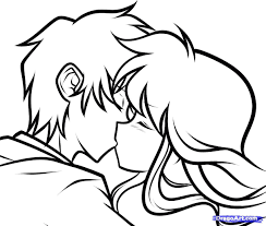 Here are tutorials on how to draw a kiss. Kiss Anime Sketches Wallpapers Wallpaper Cave