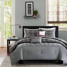 King size bedspread superior luxurious 12 piece heavy comforter set. Intelligent Design Campbell 5 Piece Grey King Comforter Set Id10 501 The Home Depot