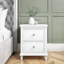 April 1 drawer bedside chest in white. Georgia 2 Drawer Bedside Table In White Furniture123