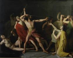 Image of Odyssey Book 2 classical art Telemachus Assembly Suitors