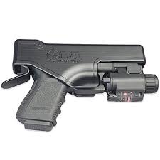 La Tactical Light Bearing Holster Glock 19 19x 23 25 32 38 3 Pt Retention No Hardware Laser Attachment Owb And Features Quick Release Clip Edc Packs Com