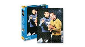 Die fertige größe des 500 stück puzzles misst 49 x 35cm (ungefähr) und wurde mit einem hochwertigen karton hergestellt, um sicherzustellen, dass jedes. Buy Aquarius Star Trek Spock Kirk 500 Piece Jigsaw Puzzle Harvey Norman Au