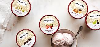 Vanilla swiss almond ice cream. Haagen Dazs Tubs Top Cba Design United Kingdom