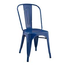79 Reference Of Blue Metal Chair In 2020 Metal Cafe Chairs Metal Dining Chairs Metal Bistro Chairs