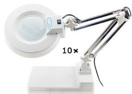 Magnifier Led Lamp Light Magnifying White Glass Lens Desk Table Led Table Magnifier Lamp With Light Magnifier Old Man Magnifying Desk Lamp Lamp Light Magnifier
