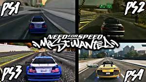 Whether gamers are trying to lose the cops or they just want to pimp their ride, need for speed most wanted offers extensive visual customisations. Need For Speed Most Wanted Ps1 Vs Ps2 Vs Ps3 Vs Ps4 Youtube