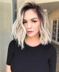 Blonde Short Hair Dark Roots Darkshorthair Blonde Hair With Roots Icy Blonde Hair Hair Styles