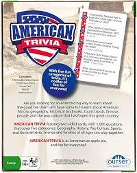 Back in march, it was the calming, everyday escapi. Amazon Com American Trivia Game Amazon Exclusive 5 Categories To Choose From And 1 000 Questions For Ages 14 And Up By Outset Media Toys Games