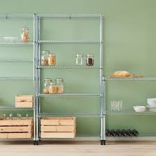 Metro commercialshelving andintermetro shelving important •unitsover50highmust storage space systems for the kitchen and furniture industry. Metal Shelving Units Ikea
