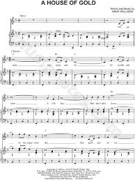 Print and download sheet music for house of gold by twenty one pilots. Hank Williams A House Of Gold Sheet Music In F Major Transposable Download Print Sku Mn0107284