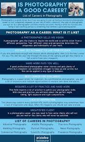 Is Photography A Good Career List Of Photography Careers List Of Careers Best Careers Photography Career